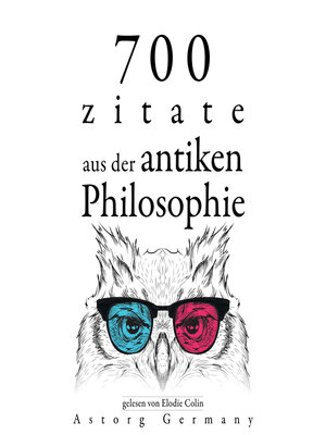 cover image of 700 Zitate aus der alten Philosophie